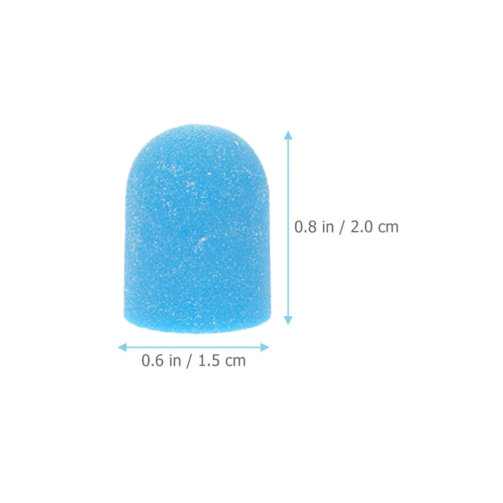 

1 Set Wear-Resistant Drill Bits Manicure Sanding Caps Nail Grinding Heads Electric Nail File Replacement Pedicure Tools