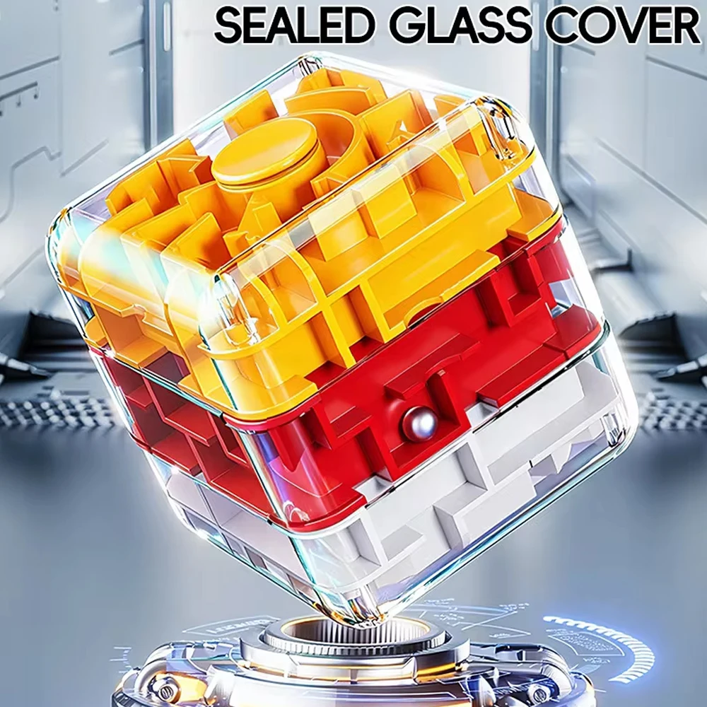 Hot 3D Maze Magic Cube Fidgeting Toys Kids Labyrinth Creative Intelligence Cube Logical Thinking Anti Stress Educational Toys
