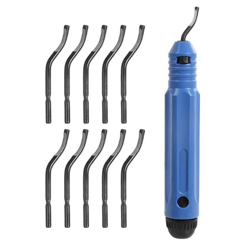 [newa64z-】-kit-de-ferramentas-para-desbaste-de-metal-com-cabo-antiderrapante-e-10-laminas