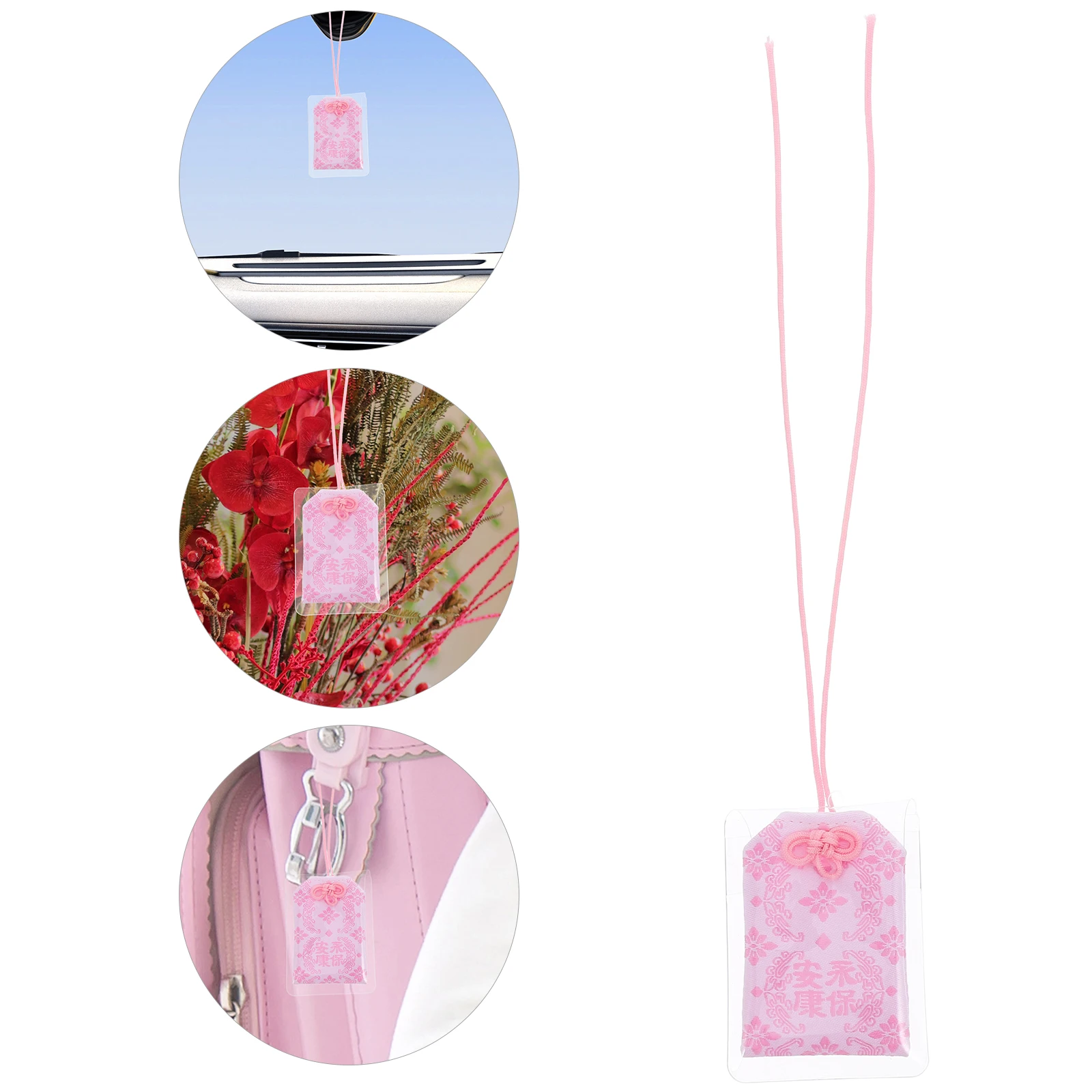 

2pcs Japanese Omamori Charms Lucky Amulets Pendant Blessing Sachets Home Decor Hanging Accessories for Car