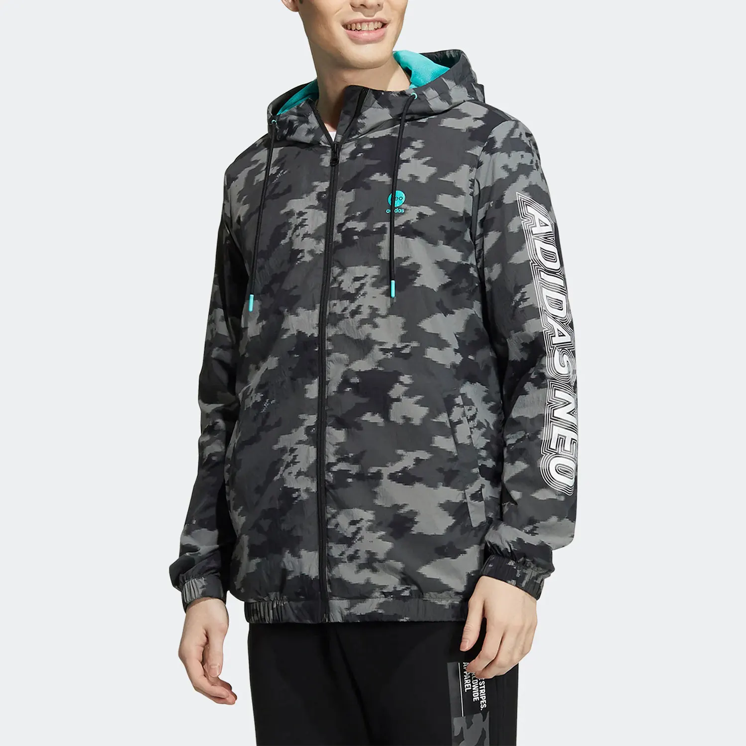 

Adidas подлинная мужская спортивная тканая куртка нового сезона Neo HC9707