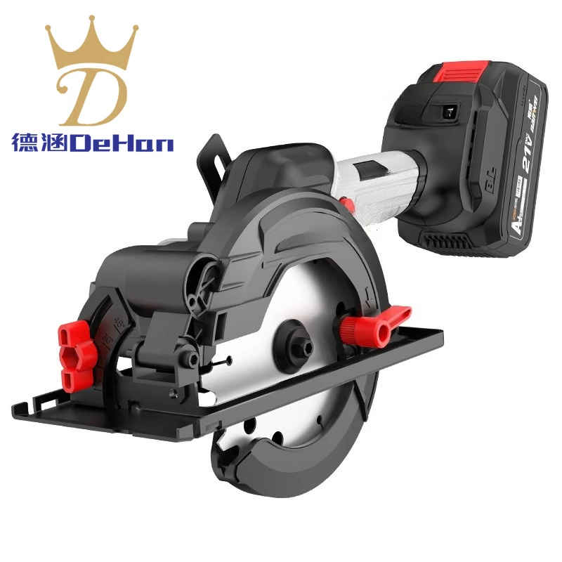 

5 Inch Brushless Electric Circular Saw Lithium Battery Rechargeable Woodworking Portable Chainsaw Marble Machine Circular Saw