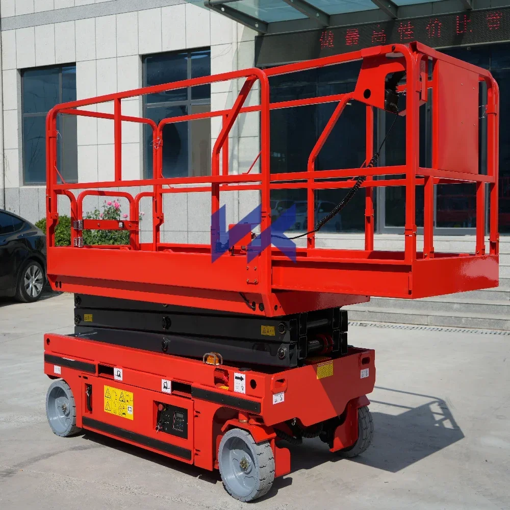 Plate-forme élévatrice pliante, plate-forme élévatrice électrique, ciseaux, usage domestique, 6m