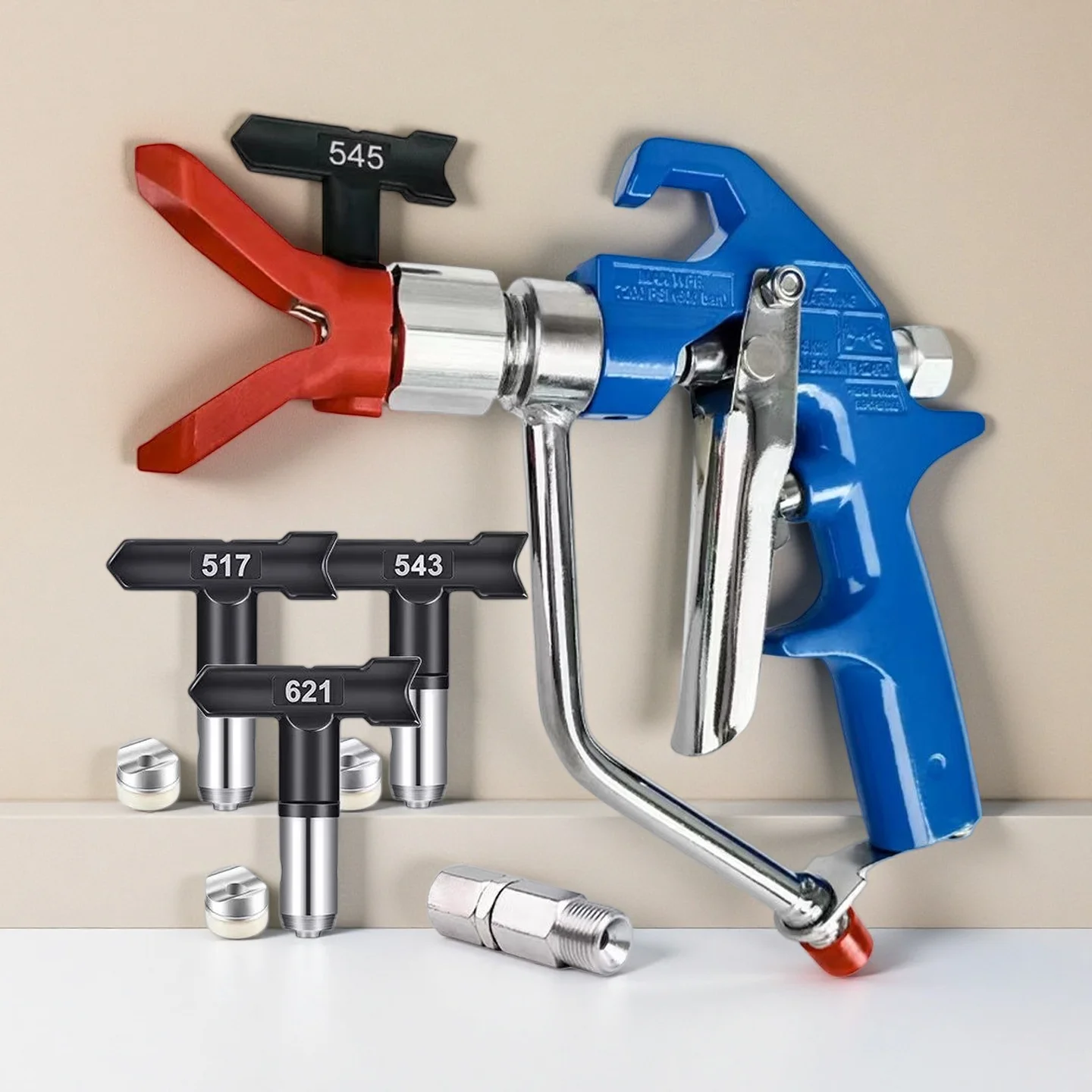 kit-pistola-a-spruzzo-airless-7-pezzi-5000psi-include-4-ugelli-adattatore-e-protezione-punta-per-verniciatura