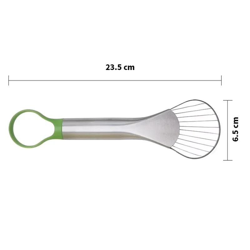 Avocado Slicer 2 In 1 Stainless Steel Avocado Cutter Peeler Knife Pitaya Kiwi Slicer Peeler Kitchen Gadget Fruit Vegetable Tools