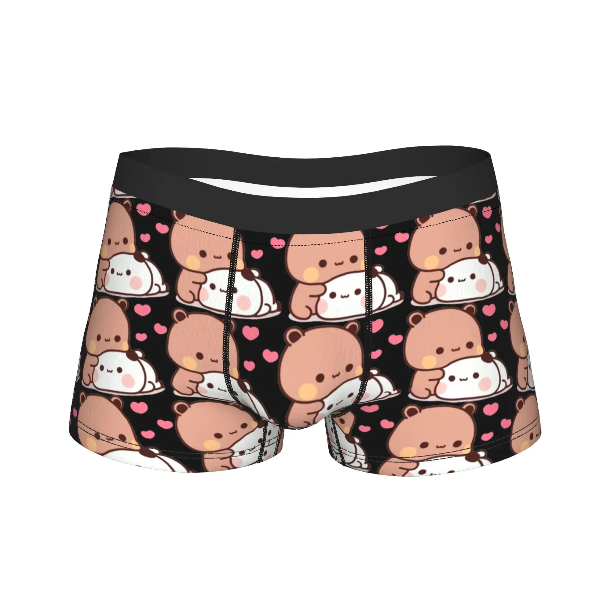 

Cute Bubu Dudu Trunk Kawaii Bear 3D Pouch Underwear Trenky Pattern Boxer Brief Sexy Soft Man Underpants Plus Size