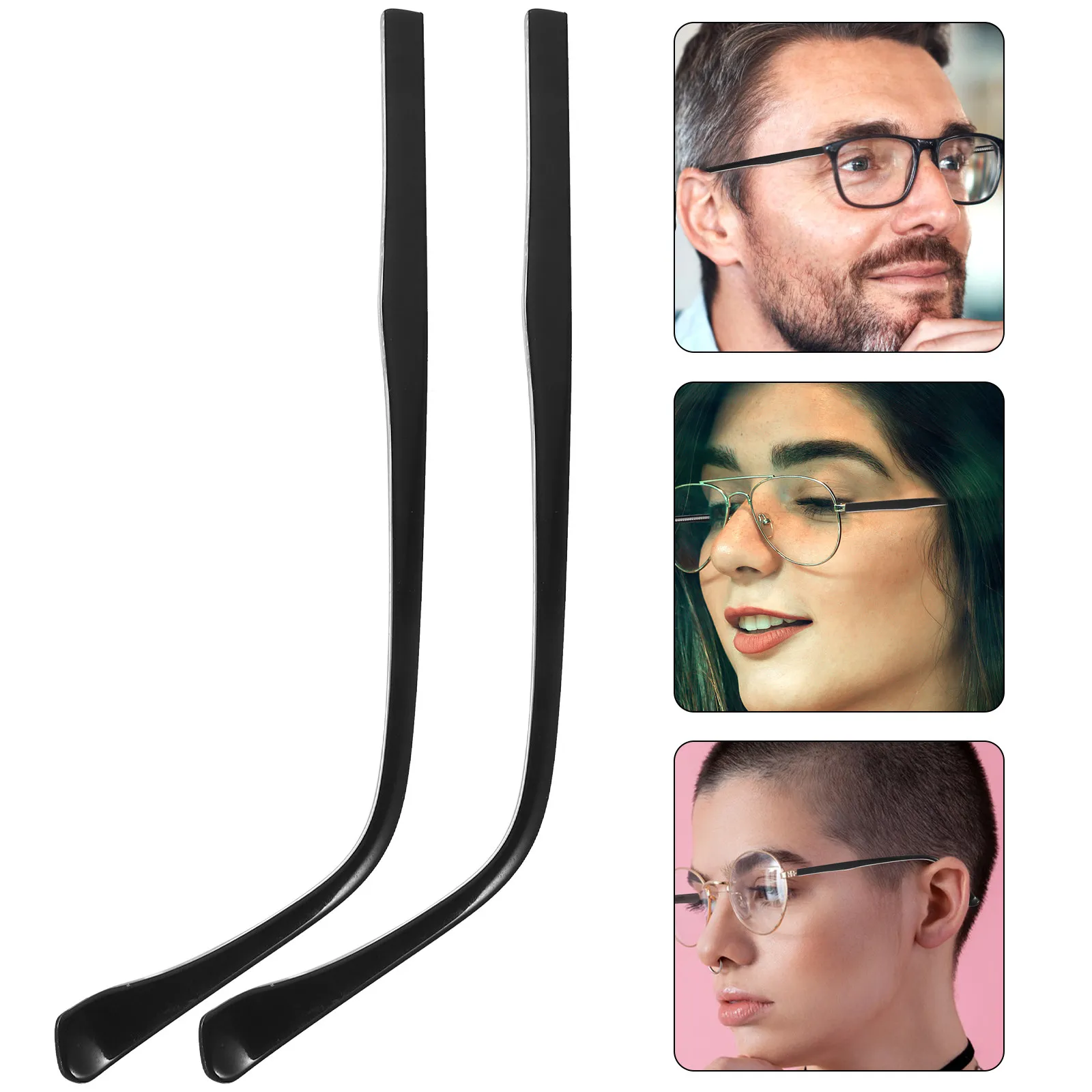 

Набор металлических универсальных дужек для очков (1 шт.) для ремонта, прочные, устойчивые к изгибам, подходят для очков для чтения и солнцезащитных очков
