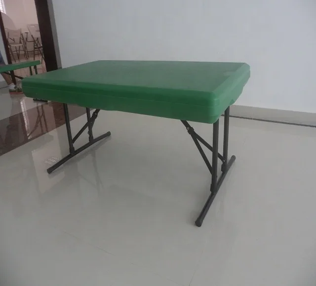 Cheap Price Standing Plastic portable table and chair set Folding Utility Table for parties