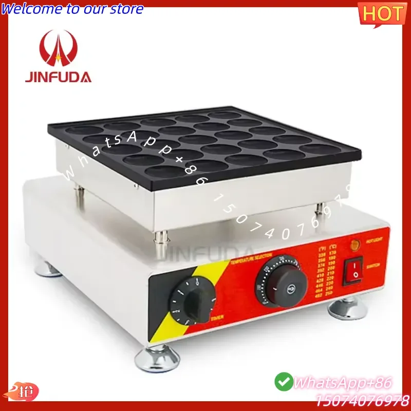 2026 High Quality Commercial Waffle Pancake Electric Heart Shaped Poffertjes Waffle Maker for Sale