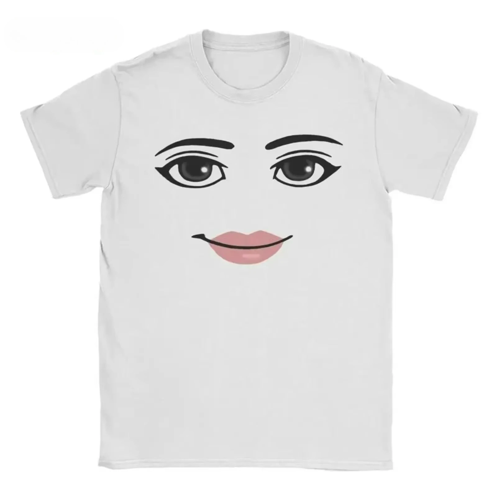 Image of Herren-T-Shirt Kurzarm Sommer Neuheit Harajuku Streetwear Roboter Roblox Damen Gesichts-Spiel T-Shirt Ästhetische Kleidung