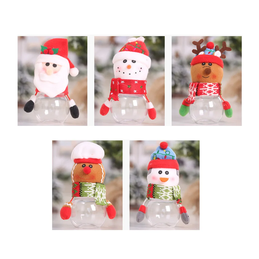 

Candy Jar Gift Box Storage Organizer Christmas Cookies Chocolate Child High Capacity Practical Function Holiday Style