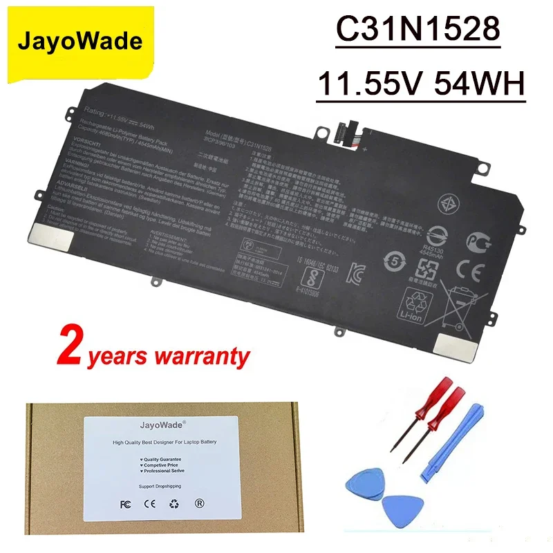 

C31N1528 Laptop Battery For Asus UX360 UX360C UX360CA Series 3ICP3/96/103 0B200-02080100 11.55V 54WH Notebook Battery C31N1528