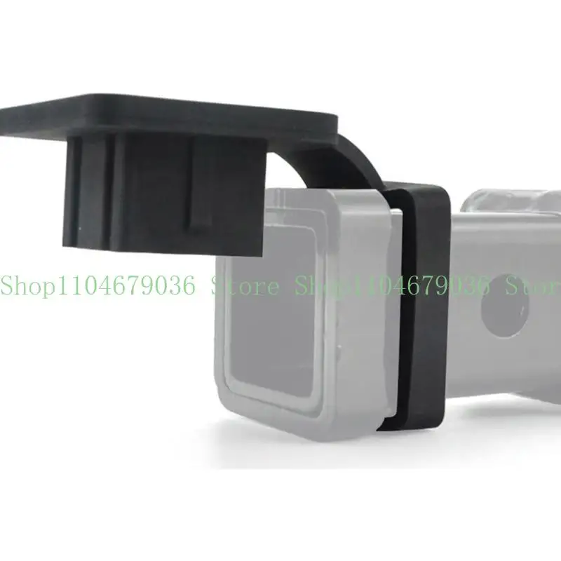 652F 1.25inch Trailer Hook Cover Cap Tow Eye Cover Cap Square Bumper Cover Car Part