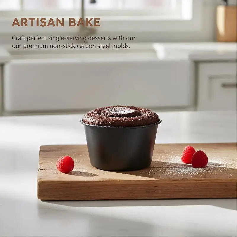 Muffin Pan Non Stick 1 5PCS Compact Stackable Design Easy Release Bakeware Tray for Cupcake Muffin Baking