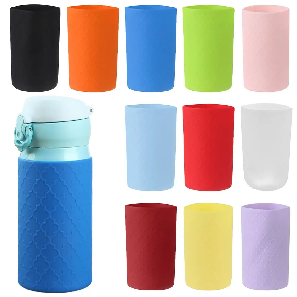 Water Bottle Accessories Silicone Bottle Protective Anti-Slip Bottom Sleeve Boot for Bottle Water Bottle Cover