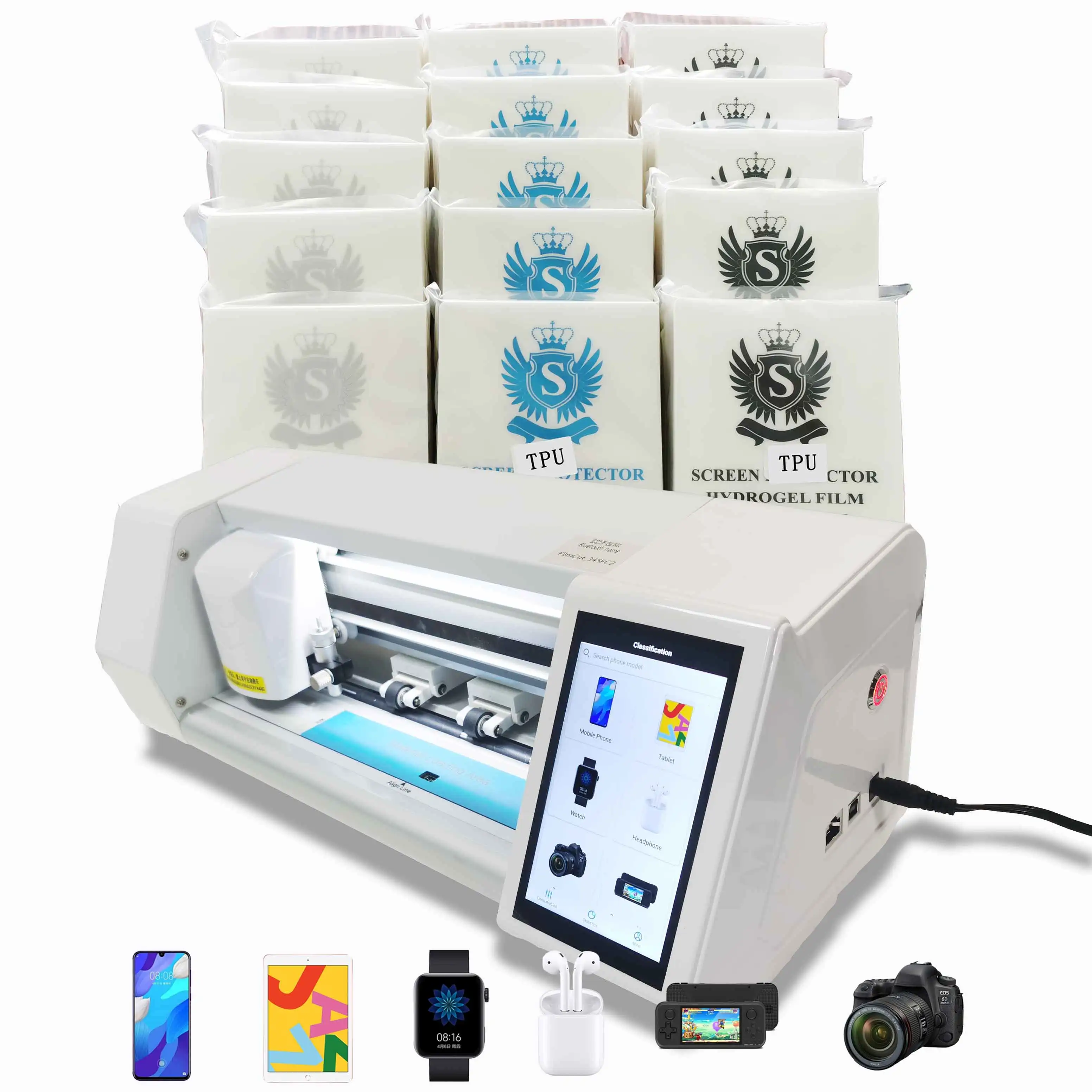 2022 Raw Materials Hydrogel Screen Protector Wholesale Phone Film Machine Cutter Printing Back Skin For Mobile Cutting Plotter