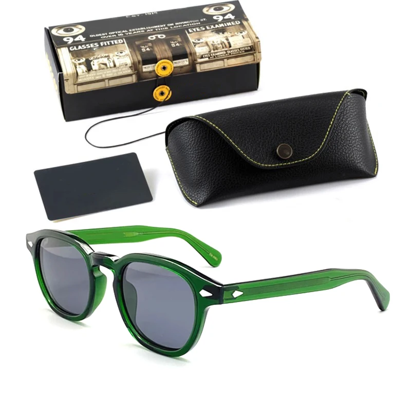 

Polarized Sunglasses Men Women Johnny Depp Lemtosh Style Sun Glasses Retro Round Acetate Frame UV400 Lens Oculos