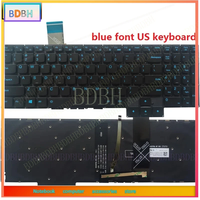 Russian/US/UK/french/Spanish Laptop Keyboard For Legion 5-15ACH6H 15ACH6H 16ACH-06 15ITH6 15ITH6H 15ACH6A 17ACH6 backlit