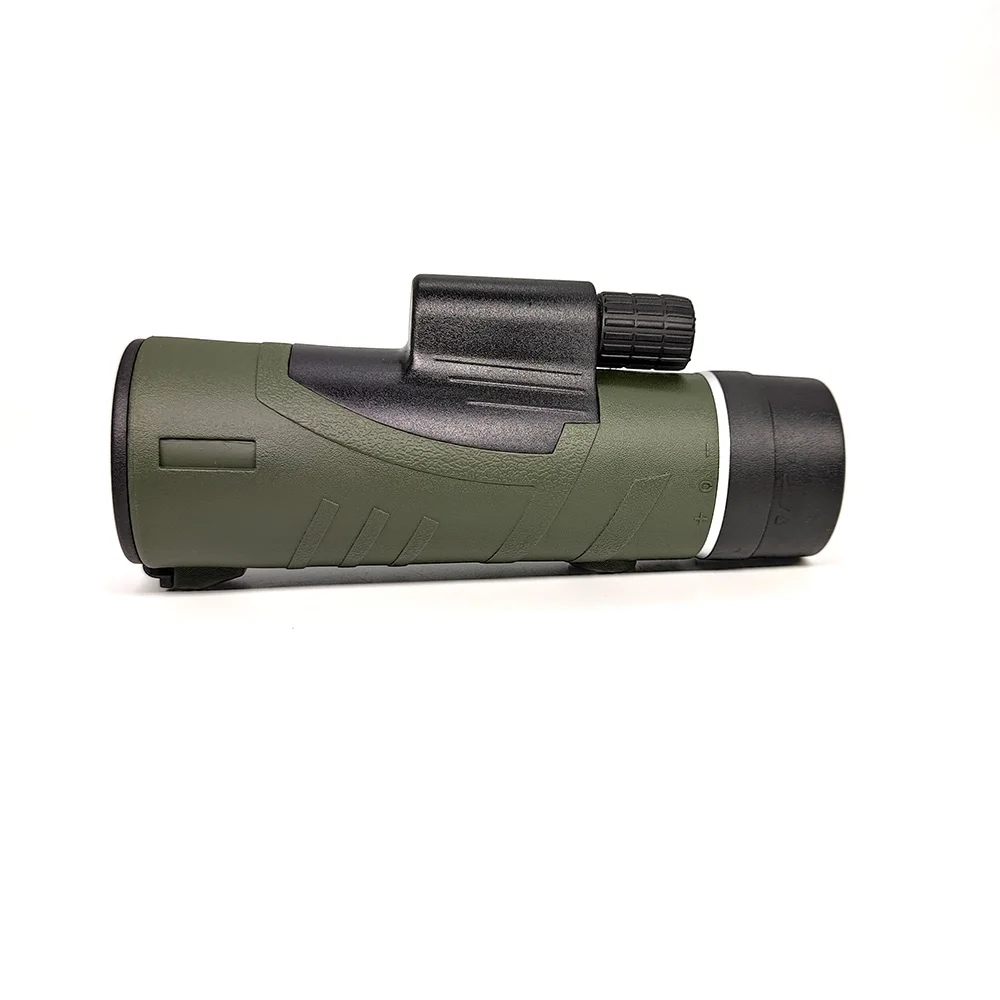 High Definition Green 12x50 Monocular 10x42 Telescope and Quick Smartphone Holder