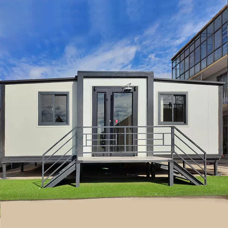 Expandable Container House 20ft 40ft Luxury 4-Bedroom Mobile Tiny Home Prefab Folding Design Residential & Vacation Use Hot Sale