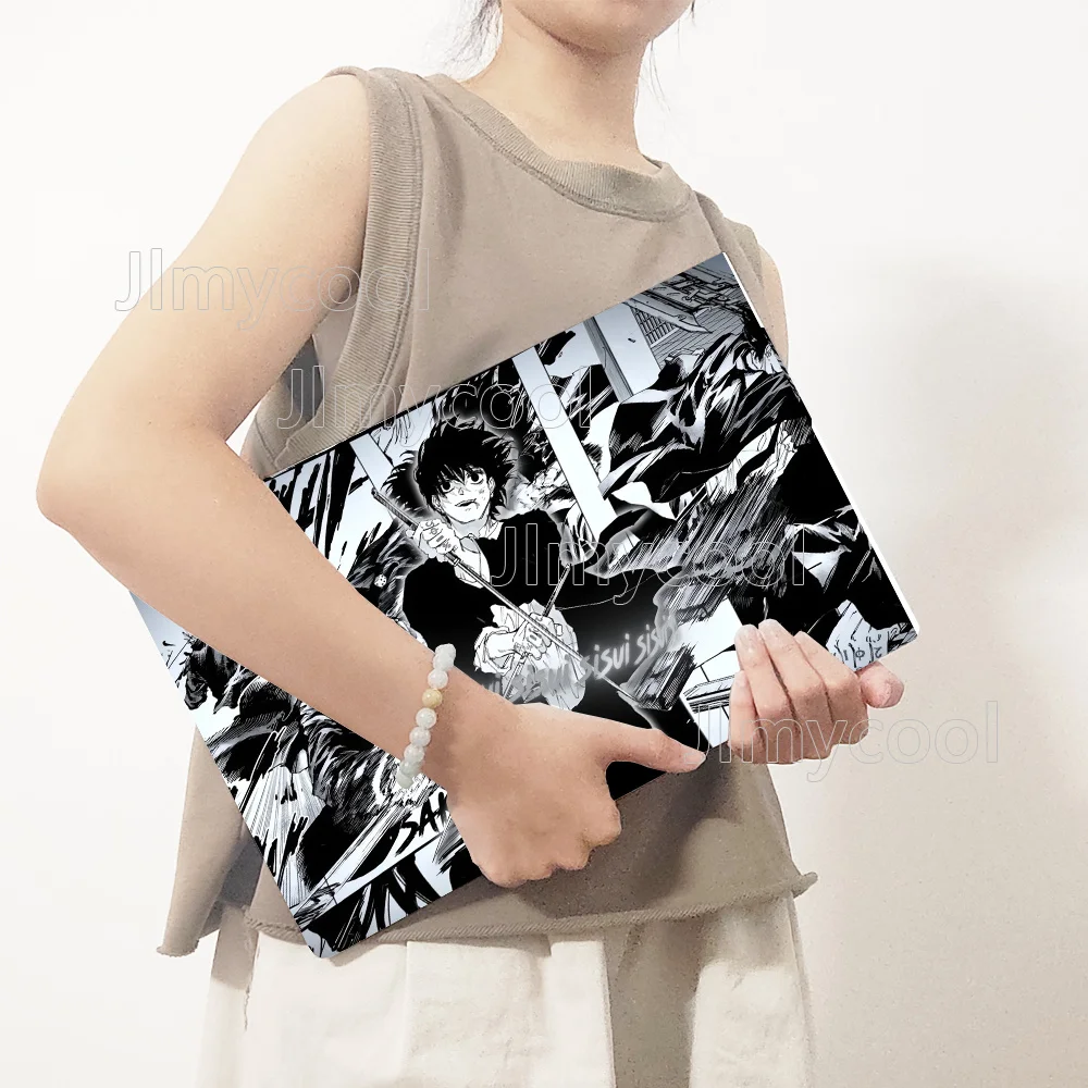 

2 шт. черные виниловые наклейки-стикеры для ноутбуков (HP, Lenovo, Apple, ASUS) с изображением мальчика, самоклеящиеся, легко устанавливаемые