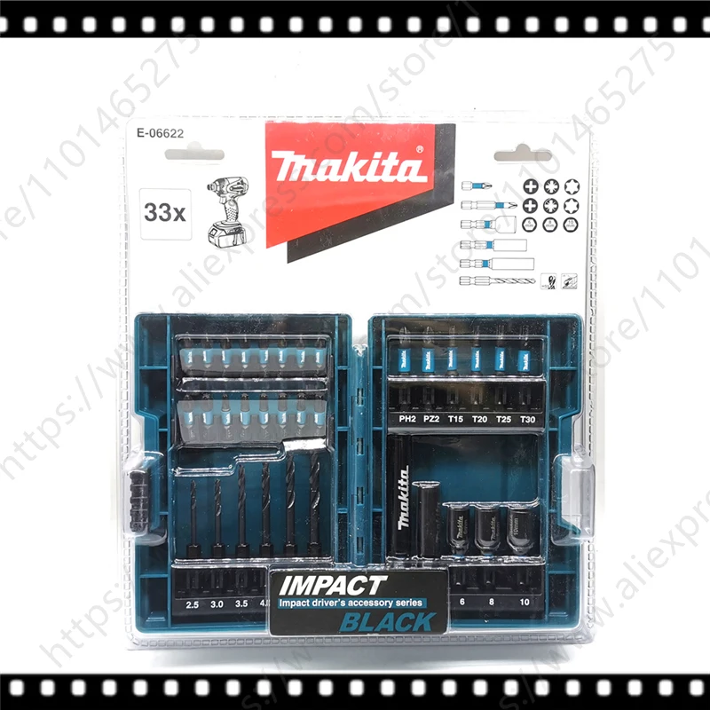 Professional Accessories set MAKITA Screwdriver Bits set Socket Wrenches nutsetter pack