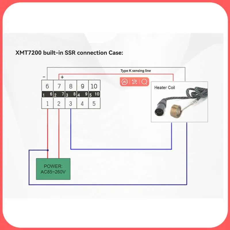 

AA89-XMT-7200 Встроенное твердотельное реле 5А XMT7100 PT100 ENAIL Блок контроля температуры