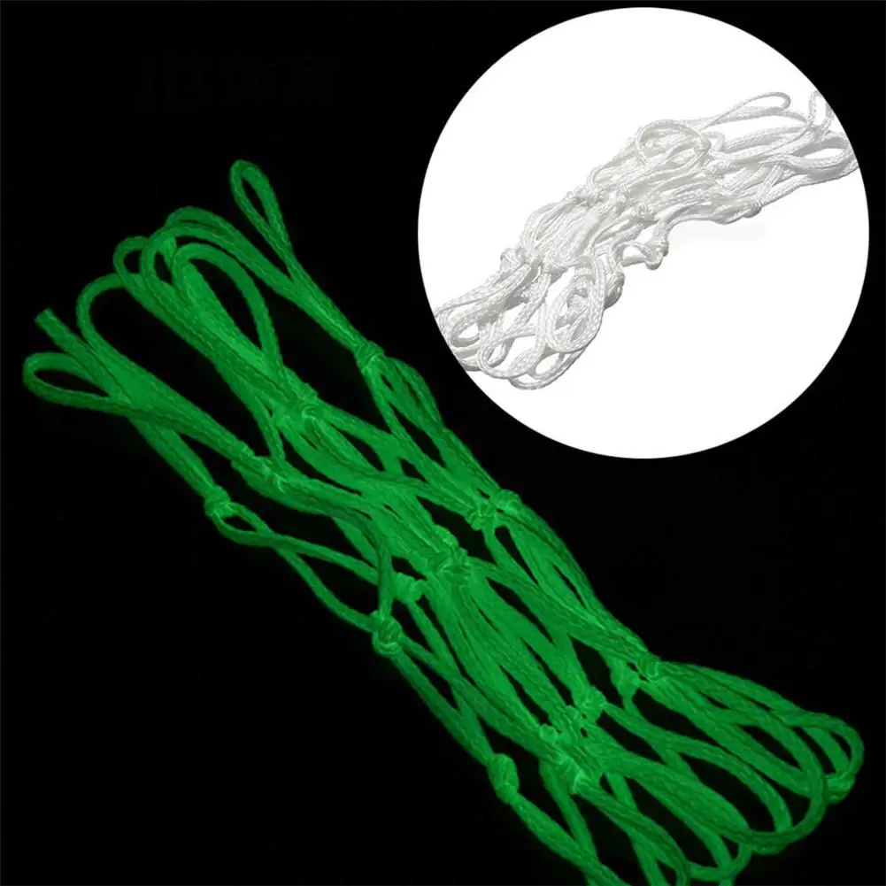 Glow in The Dark Basketball Hoop Net Luminous Basketball Net Outdoor Sports Accessories Sporting Goods Net Training for Kid new