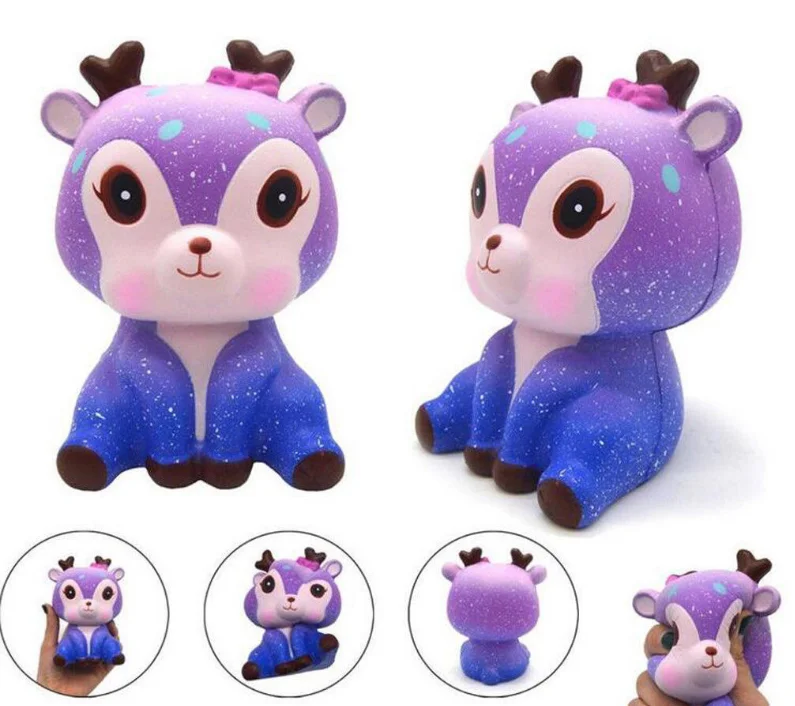 ارتفاع بطيء اسفنجي اللعب غالاكسي النجوم حزم المعطرة اسفنجي ضغط لعبة الإجهاد المخلص هدية الأسنان والغزلان #5