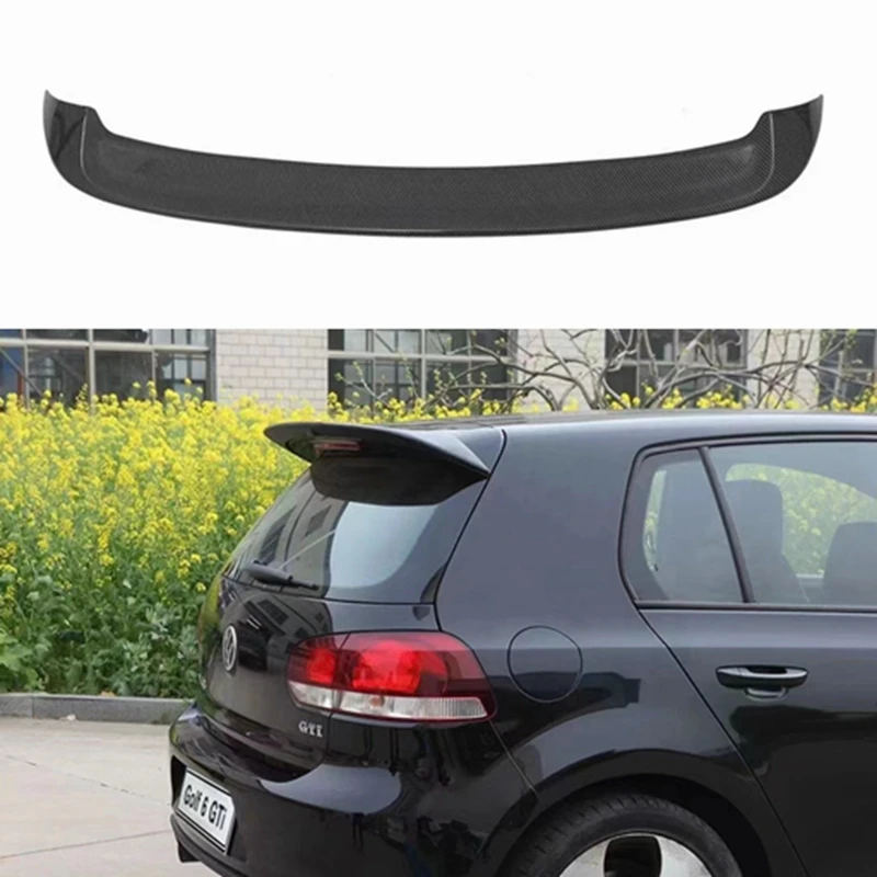 

FOR Volkswagen Golf 6 MK6 VI R20 2010-2013 carbon fiber top wing Roof Spoiler Wing Lip