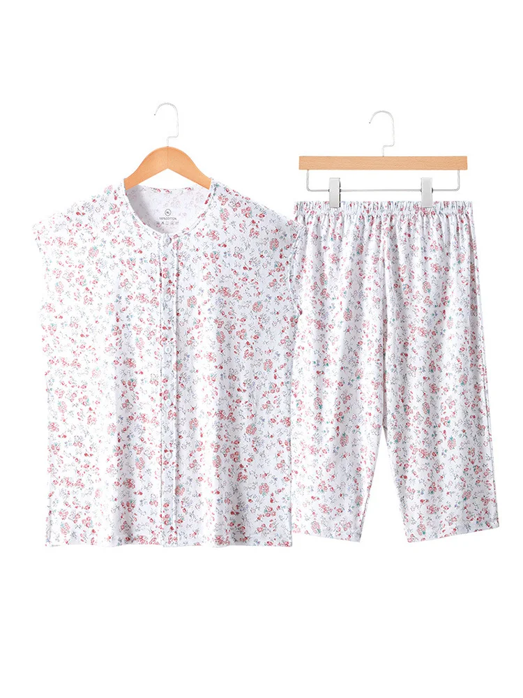 

plus Size Cotton Spwear Set for ly Women Loose Fit Cardigan Home Clothes Mom andmother Sweatirt Cotton Pajamas