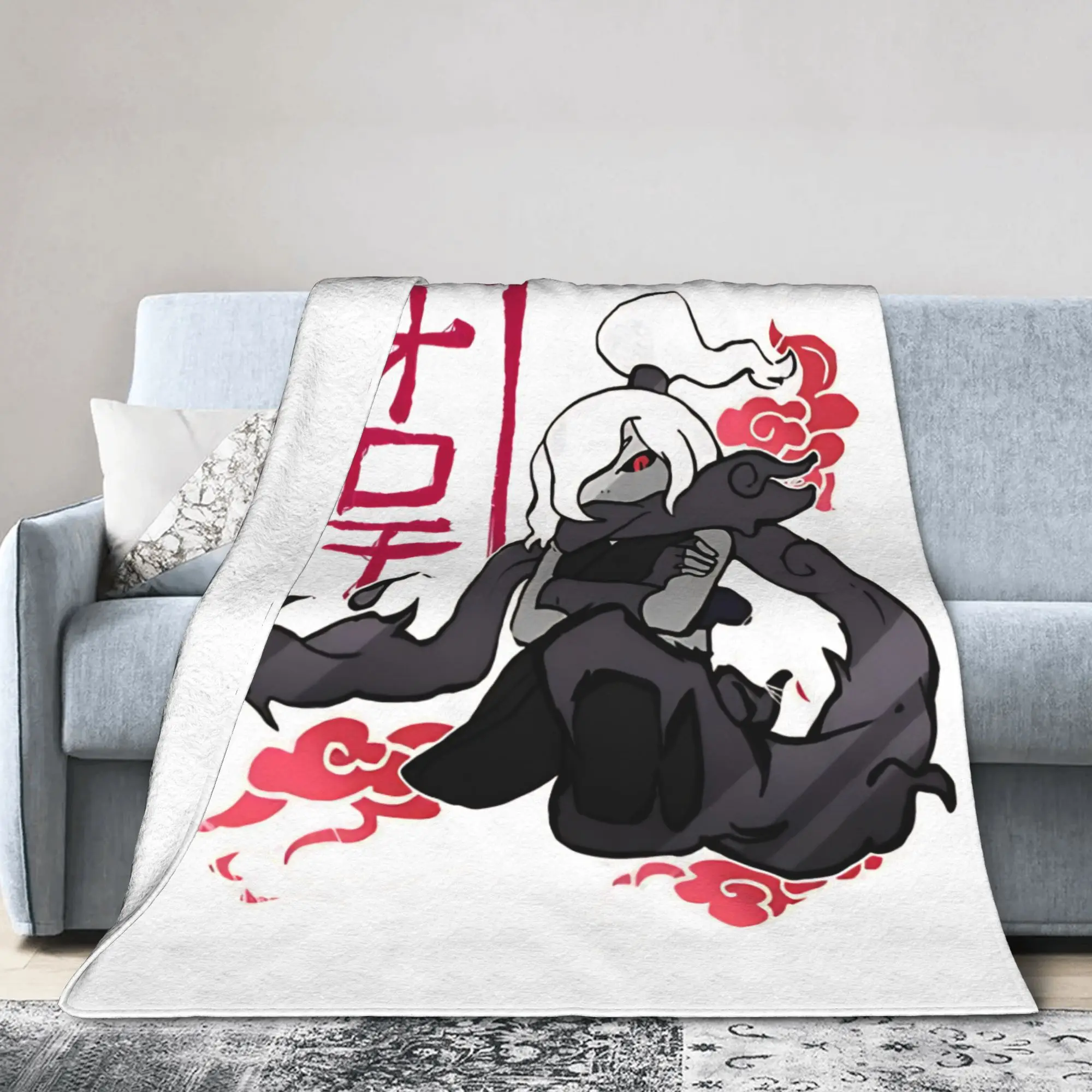 Yokai Watch Game Flannel Throw Blankets Shadow Venoct Blankets for Bedding Office Super Soft Bedding Throws