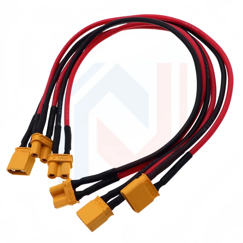 XT30U Male-Female Cable XT30U-M/XT30U-F Wire-Connected High-Impedance Plug, Lithium Battery-Driven Drone Extension Cable