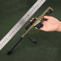 1/3 14 inches Model Barrette Full Metal Model Toy Gun Model Mini Sniper Rifle Mini
