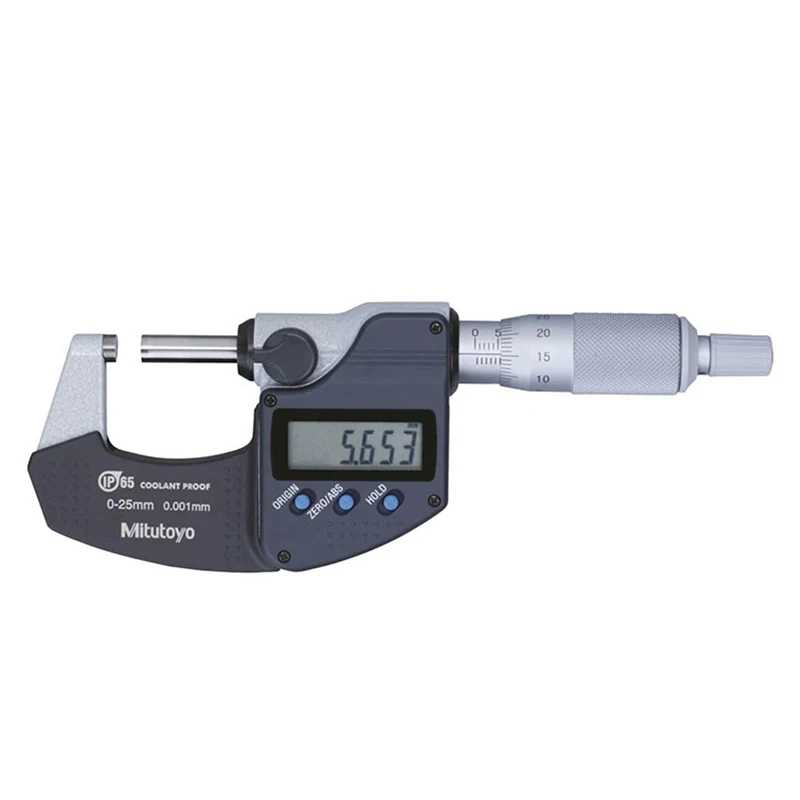 

Original Mitutoyo Made In Japan Range 0-25mm 0.001mm Metric Digital Outside Micrometers 293-240-30