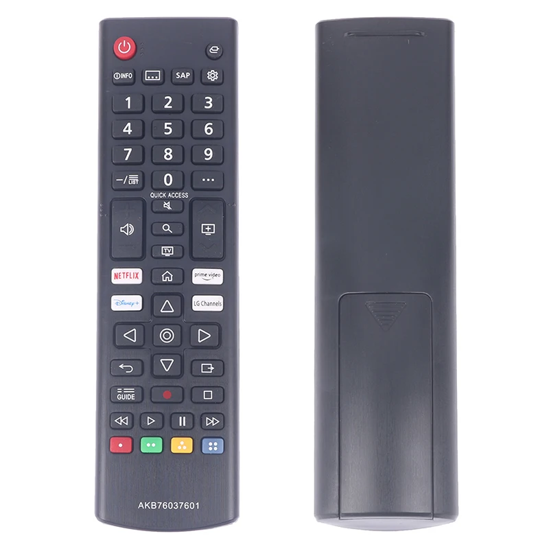 1Pc Universal Smart Remote Control Portable Lightweight Replacement Parts AKB76037601 For ED TV Easy-to-Use TV Remote Control