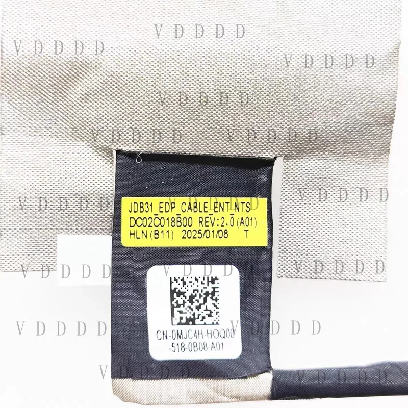L... 0MJC4H  JDB31 EDP LCD Cable ENT NTS 30Pin 0.4 For DELL Pro 13 Premium PA13250