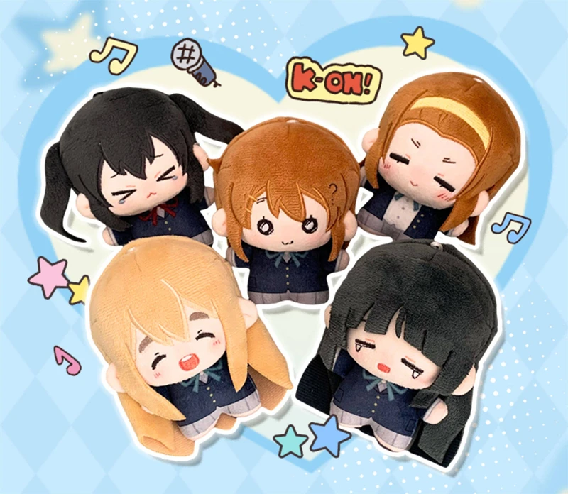 K-ON! Anime Plüschpuppe Niedliche Yui Mio Ritsu Tsumugi Azusa Gefüllte Chibi-Puppe Kawaii Mini After-School-Tea-Time Plüschtier für Fans – Detail 1