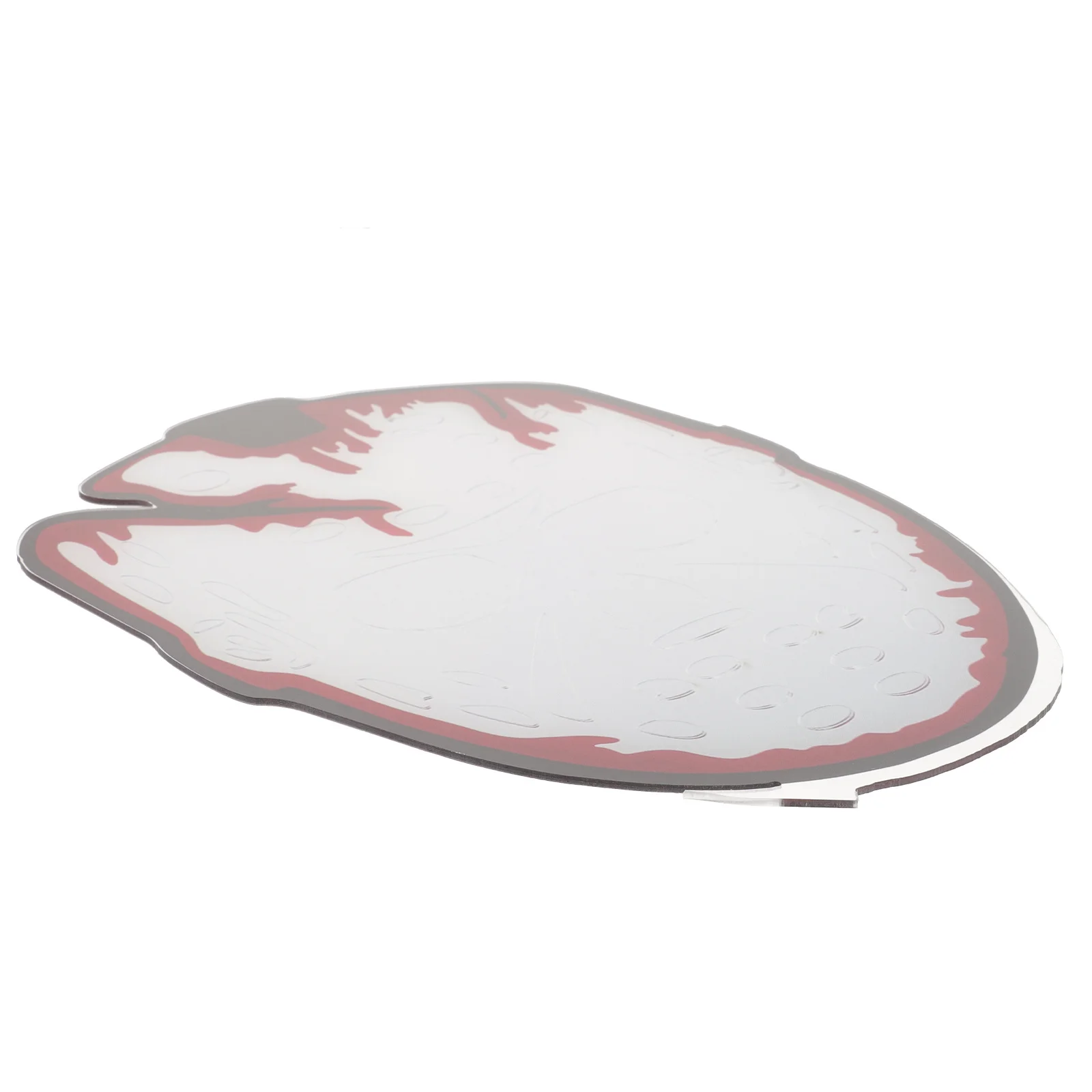 

Halloween Blood Print Acrylic Mirror Reusable Wall Hanging Mirror for Scary Indoor Halloween Wall Decor and Party