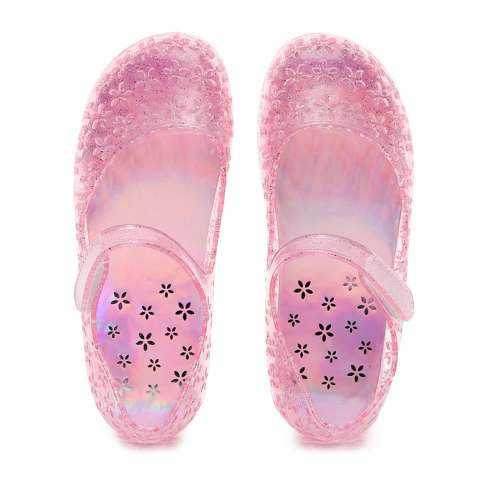 Bambini ragazze sandali estate Jelly Shoes Dance Party Cosplay Shoes For Kids Toddler Hollow Beach pantofole per ragazze 2-8 anni