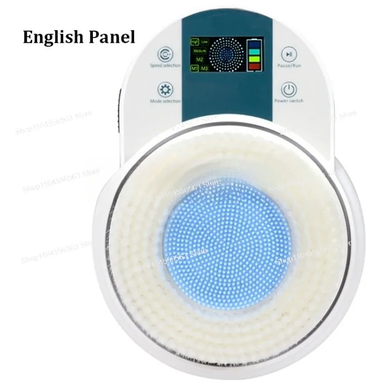 Wall-mounted Electric Shower Brush Automatic Back Rub Exfoliating Body Scrubber Bath Massage Device