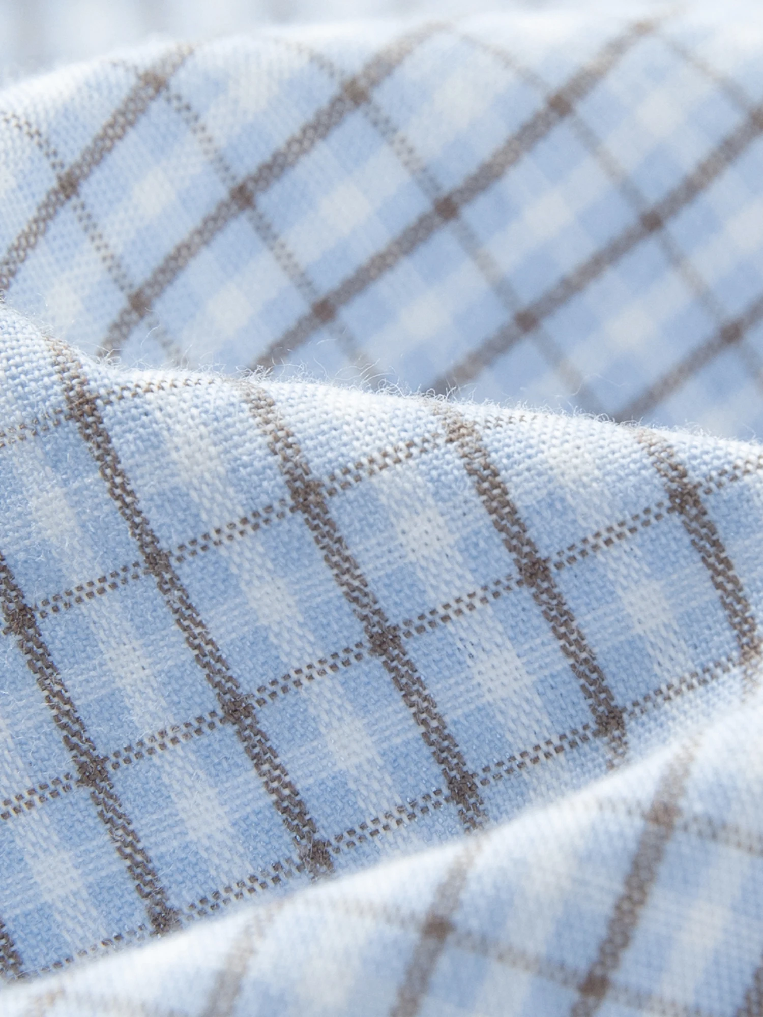 FSLE 2026 Herbst Neue Damen Vintage Kleinkariertes Kurzes Hemd aus Hochwertiger Baumwollmischung Perfekt für Zierliche Figuren Unelastisches Loses Oberteil – Detail 12