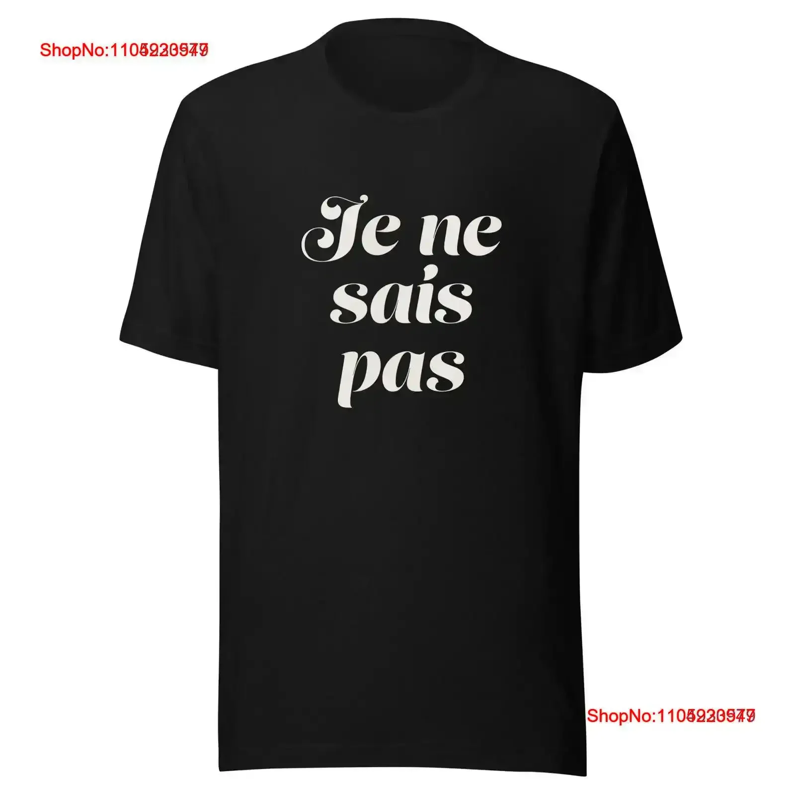 Je Ne Sais Pas I Do…