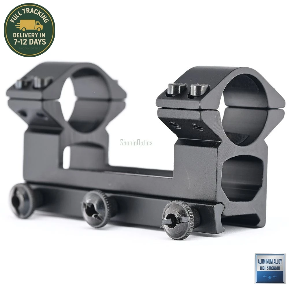 Shooin Optics Scope Mount 25.4mm 1 Inch Tube Ring 20mm Mount