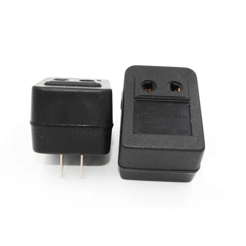 50W  220V to 110V AC Power Voltage Converter Adapter Travel Transformer  адаптер трансформатора напряжения