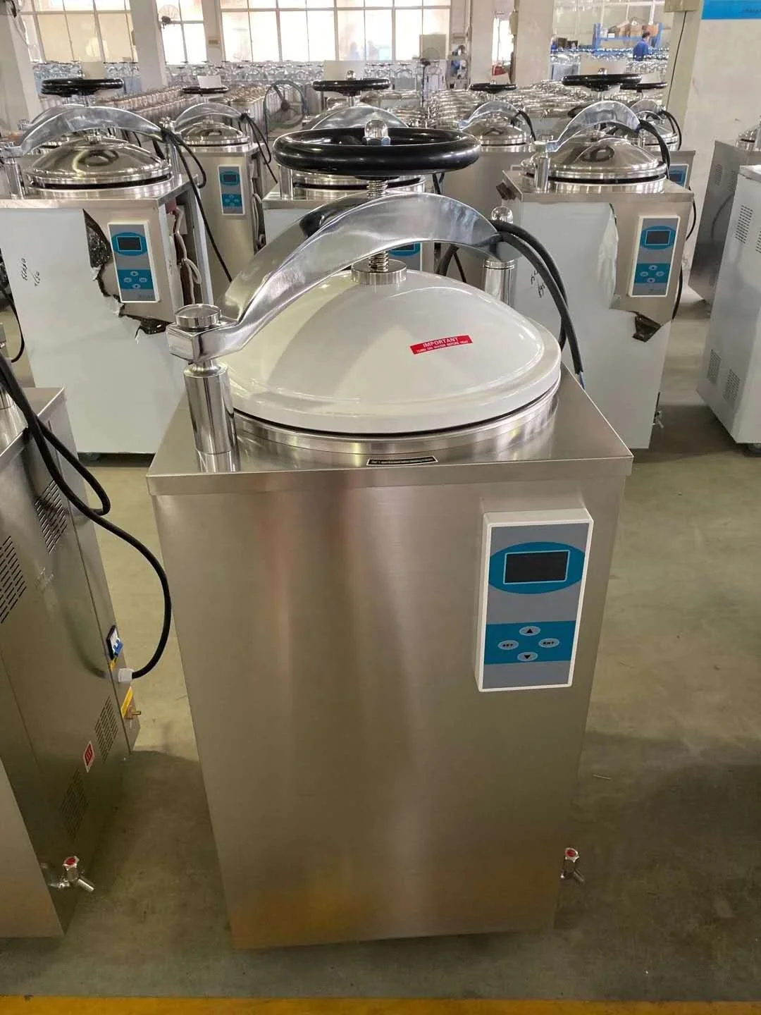 35L-100L Drying Vertical Pressure Steam Autoclave Sterilizer Dental Sterilization