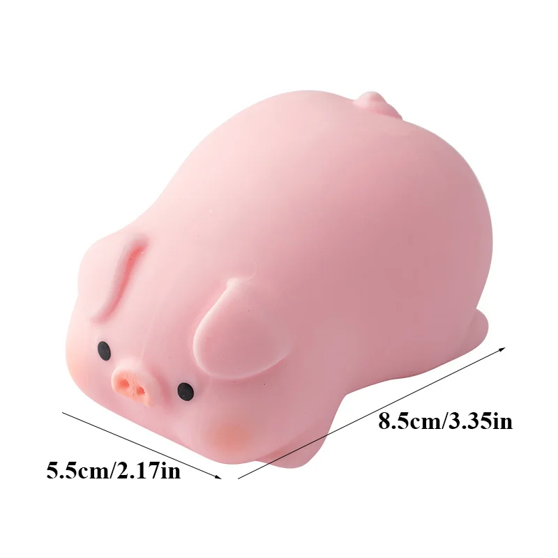 Criativo kawaii porco cão anti estresse brinquedos mole bolas de ventilação lento rebote ansiedade liberação beliscar brinquedo de apertar para adultos crianças