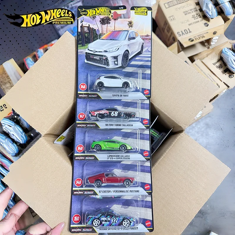 

In Stock Hot Wheels Boulevard 30 Car Model 1/64 Scale Die-Cast Car NISSAN SKYLINE GT-R TOYOTA GR YARIS Die-Cast Vehicle Model
