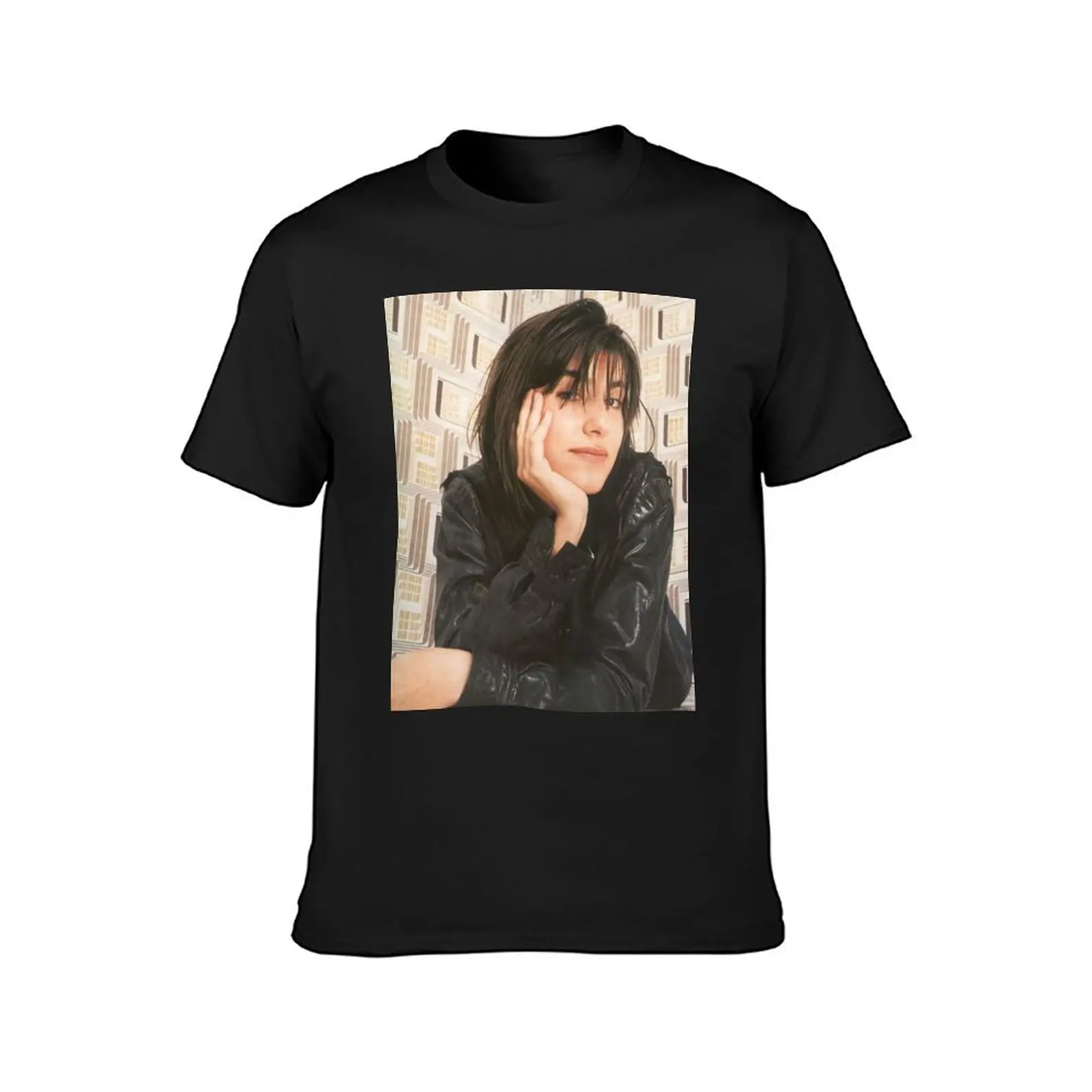 Justine Frischmann pretty T-Shirt customs design your own customs T-shirts for men cotton