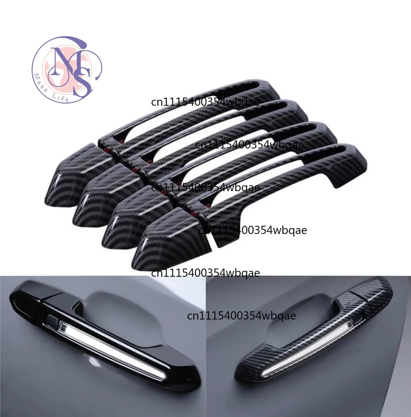 Door Handle Cover Sticker Trims For XT4 XT5 XT6 CT4 CT6 ATS XTS 2013-2021 Auto Exterior Decor Parts